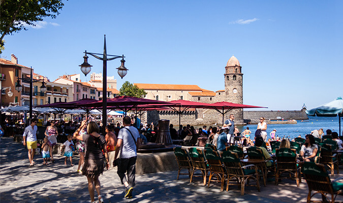 Le bord de mer de Collioure