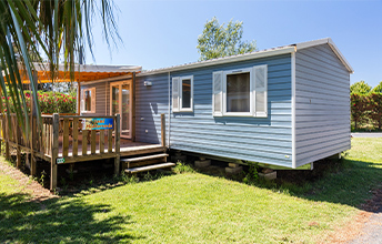 mobil-home au camping Le Soleil de la Méditerranée