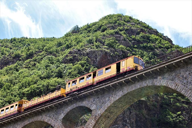 Le petit train jaune du Conflent