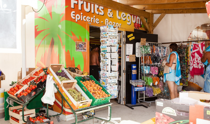 camping à saint cyprien épicerie