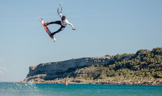 ou faire du kit surf à leucate