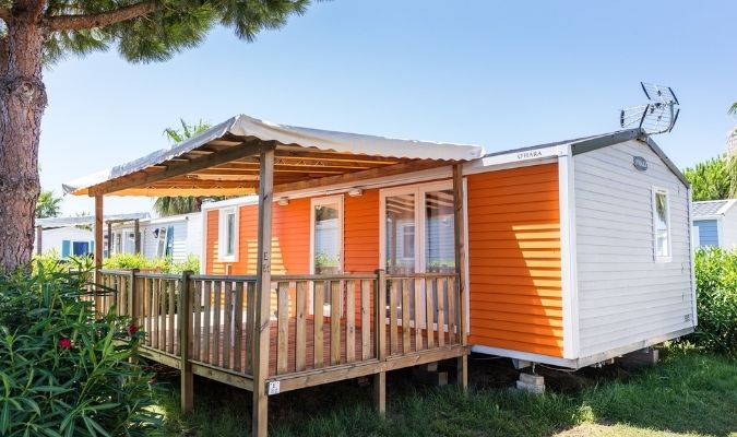 mobil-home Comfort au camping Le Soleil de la Méditerranée