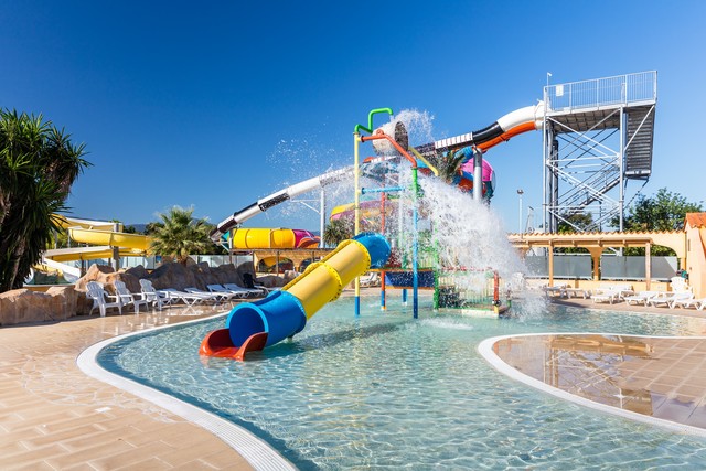 toboggan du parc aquatique