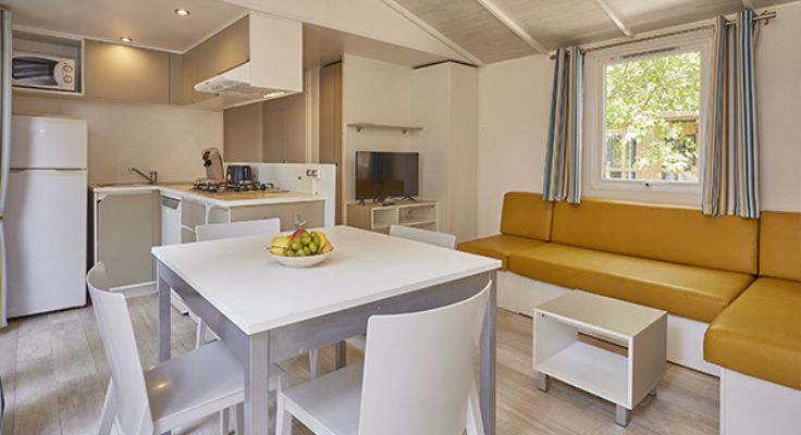Soleil de la Méditerranée mobil-home Ultimate salon